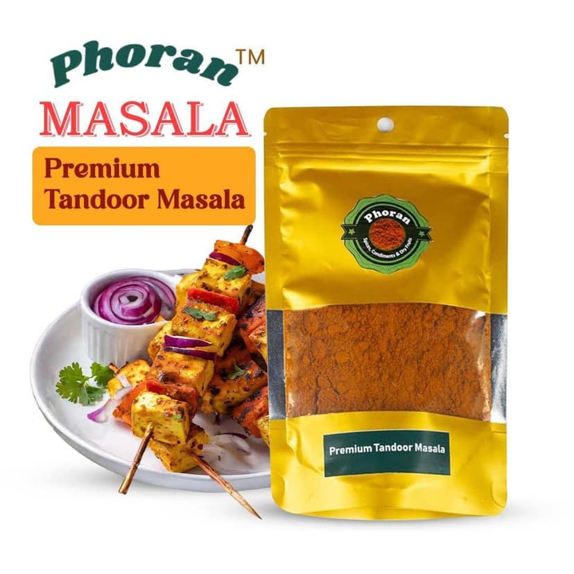 200 gm Combo Phoran Special Masala Pack - 4 Spices 50 gm each - Premium Spices Chicken, Biryani, Malvani & Tandoori | Phoran view 5