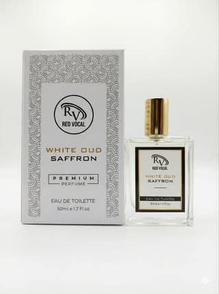 Red Vocal White Oud Saffron Premium Perfume Eau De Toilette 50ml – Luxury Fragrance