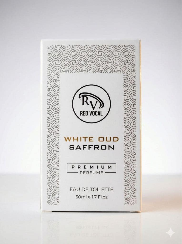 Red Vocal White Oud Saffron Premium Perfume Eau De Toilette 50ml – Luxury Fragrance view 3