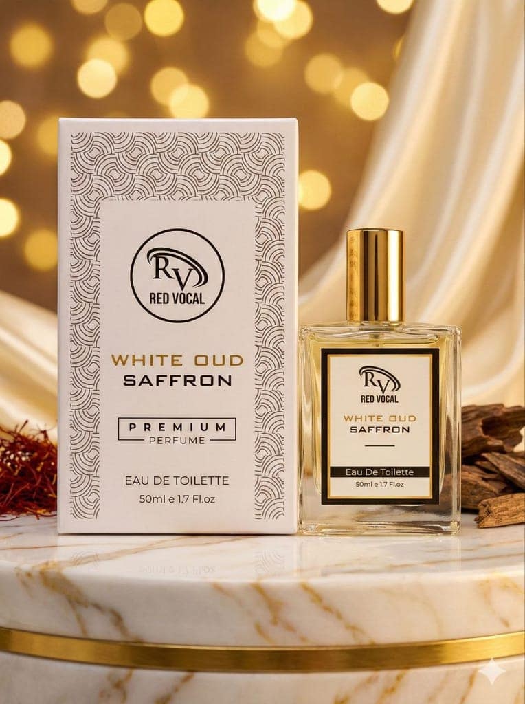 Red Vocal White Oud Saffron Premium Perfume Eau De Toilette 50ml – Luxury Fragrance view 8