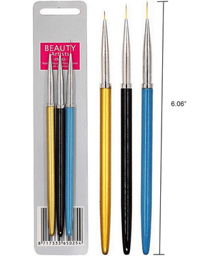 Cameleon 3Pcs Set Brush Pens.Metal Handle Nails 5 g