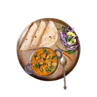 Mushroom Masala & Chapati