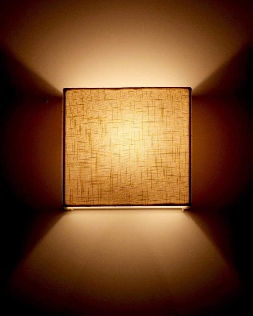 LIGHT ANGLE Handmade Fabric Wall Lamp Shade for Bedroom (Squire - Beige) view 2
