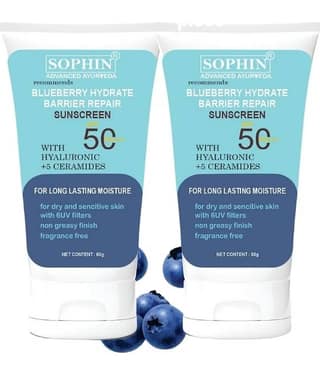 SOPHIN SPF 50 Sunscreen Cream For All Skin Type ( Pack of 2 )
