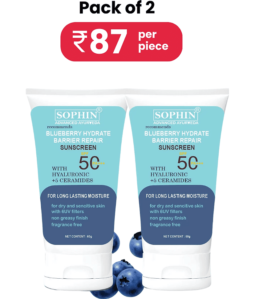 SOPHIN SPF 50 Sunscreen Cream For All Skin Type ( Pack of 2 ) view 2