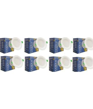 Remen Led Lites - 5W Cool Day Light LED Bulb ( Pack of 8 )