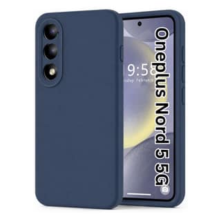 V3Deals Silicone Back Cover Case Compatible with OnePlus Nord 5 5G | Soft Micro-Fibre Lining Inside | Camera & Screen Protection | Shockproof Slim Fit Back Cover Case
