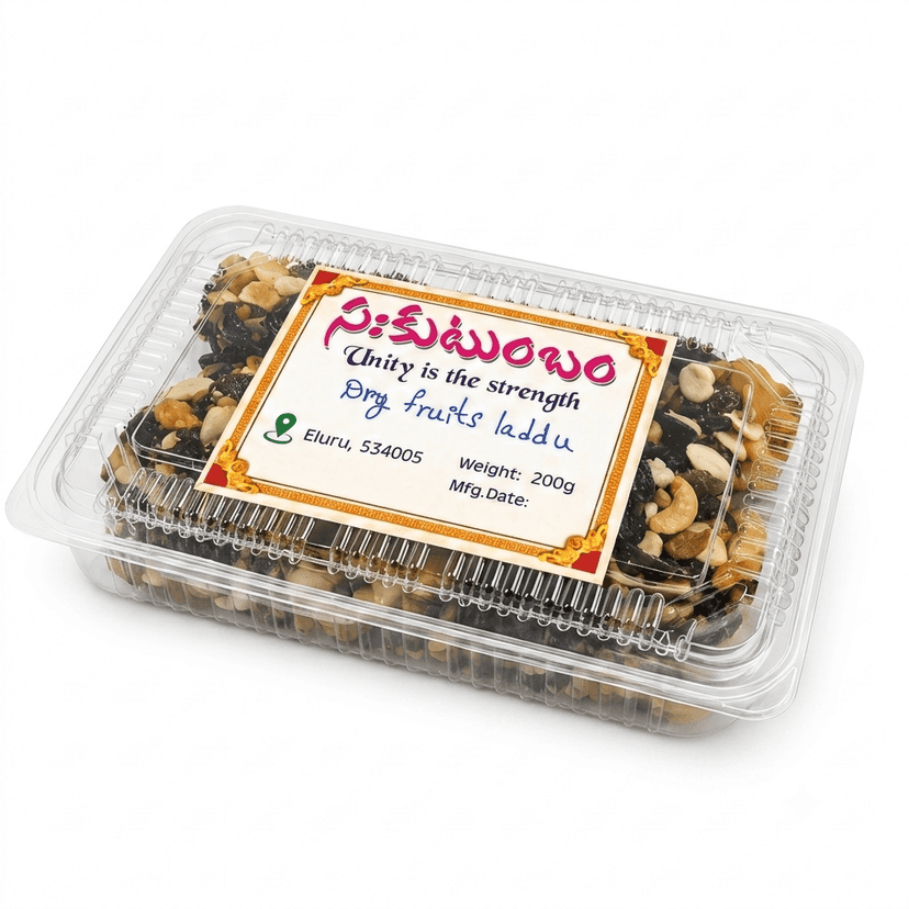 Sakutumbam Pure Homeded Premium Dry Fruits Mix - Healthy Nut & Fruit Blend - 200g Pack view 3