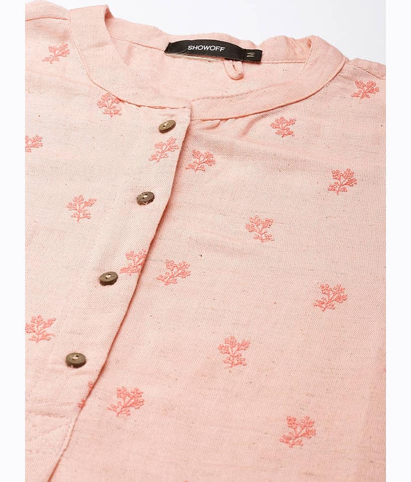 Cotton Blend Short Kurti For Women (Pack of 1) view 3