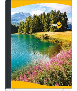 Navneet Youva | Tight Bind Notebook | Jumbo Size 18 cm x 24 cm | Single Line | 172 Pages| Pack of 12