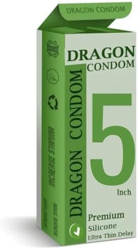 5 Inch Dragons Reusable Condom Washable Condom Silicone Condom