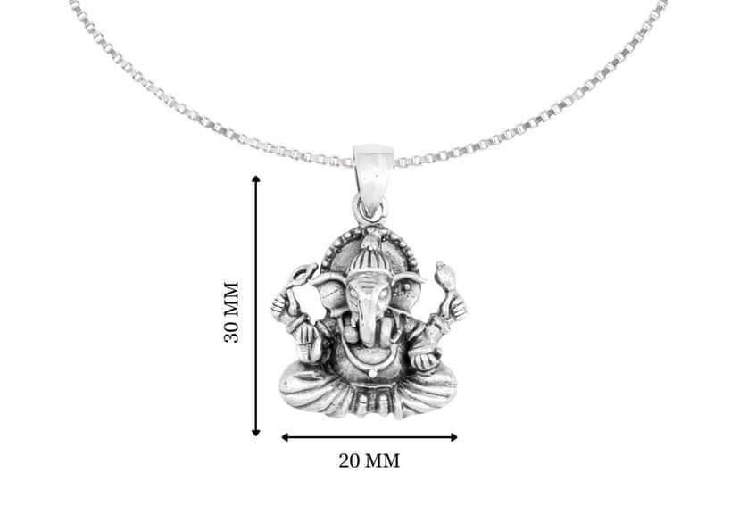 Seated Ganeshji Pendant view 5