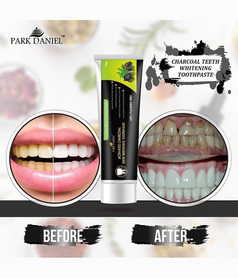 Park Daniel Activated Charcoal Teeth Whitening - Toothpaste 100 gm view 2