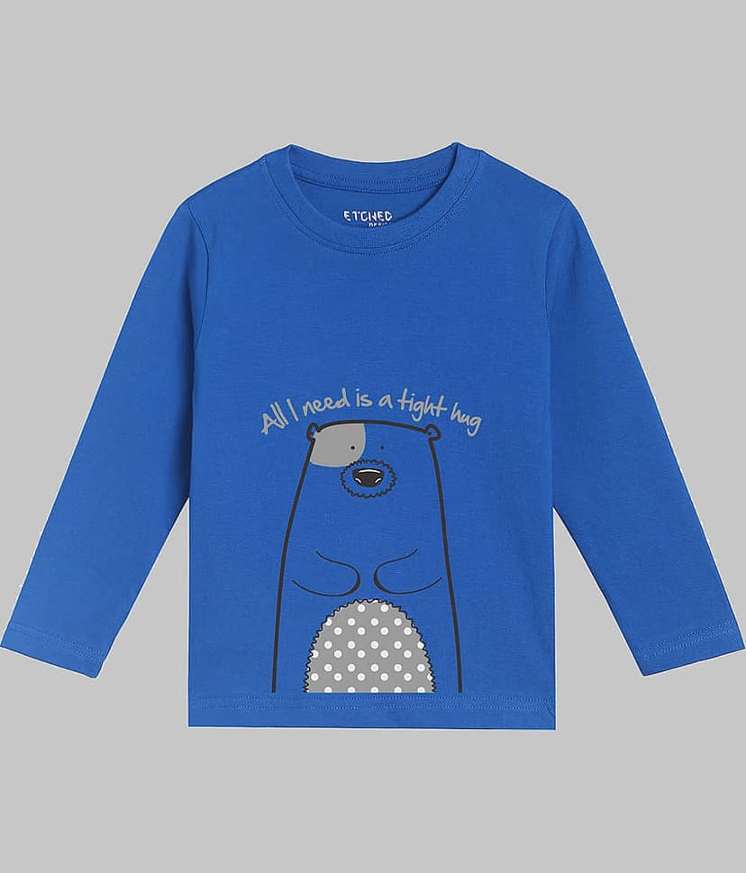 ETCHED DESIGN Pack of 3 Boys Cotton T-Shirt ( Multicolor ) view 5