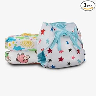 superbottoms Premium DryFeel Baby Langot 0-6 months l 100% Cotton Modern Baby Nappy l Mess-free Langot with Gentle Elastics l Super DryFeel Top Layer l Diaper-free Time Essential | 3 Pack superbottoms Premium DryFeel Baby Langot 0-6 months l 100% Cotton