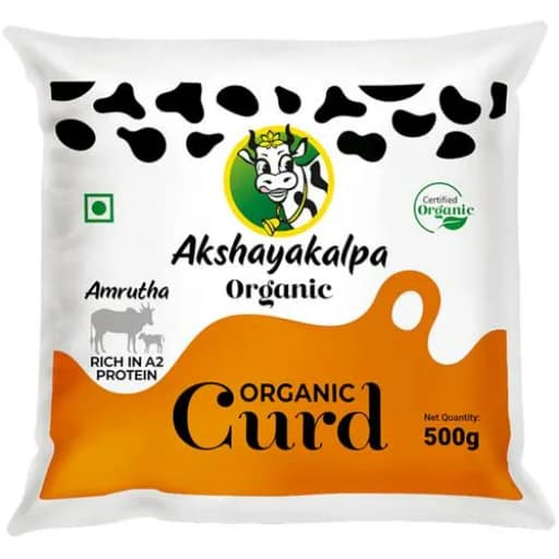 Akshayakalpa Amrutha - A2 Organic Curd, 500 grams
