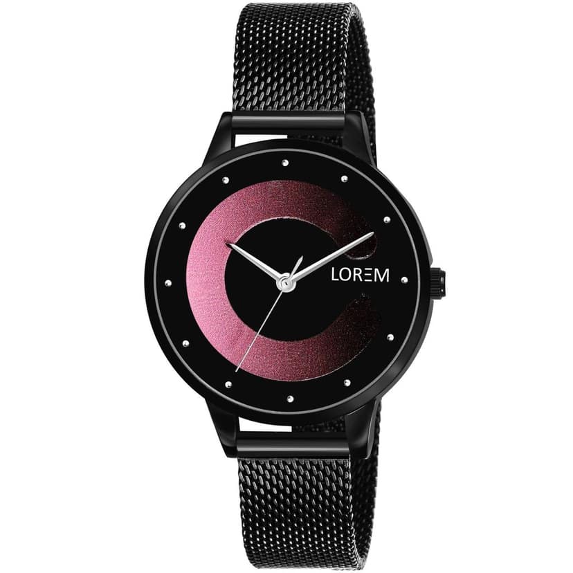 LOREM New Stylish Dial Analog Watch for Women-UF