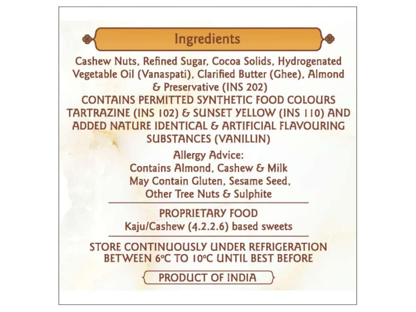 Haldiram's Kaju Chocolate Laddu Packed Sweets - 500 Gm view 3