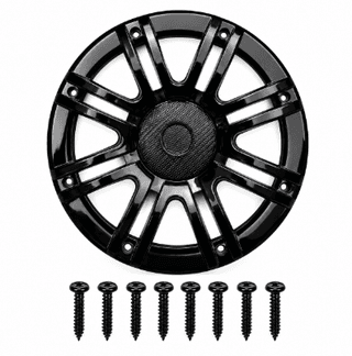 8 Inch Round Speaker Grill Jali with Screws, Black Protective Speaker Cover for Car Audio, DJ Sound Box, Home Theater and Woofer