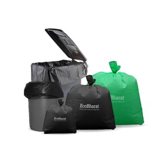 Biodegradable and Compostable Garbage Bags|19x22 (60pieces)|(capacity-3kg)