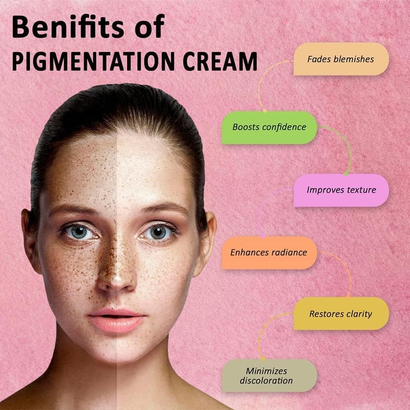 7 Days pigmentation Cream for Acne Scar Removal Pigmentation, Dark Spots & face Glowing (100 g) view 4