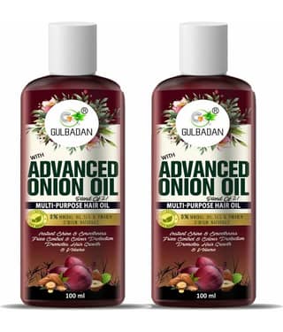 GULBADAN Advanced Onion Hair Oil 100 mL Pack of 2