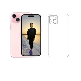 SKINOVITA Compatible For Apple iPhone Unbreakable Transparent Hydrogel Membrane, Back Screen Guard Protector (Scratchproof/Self Healing)(Gloss)