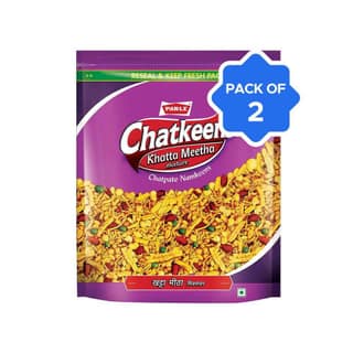 Parle Chatkeen Khatta Meetha Mixture Namkeen - Pack of 2