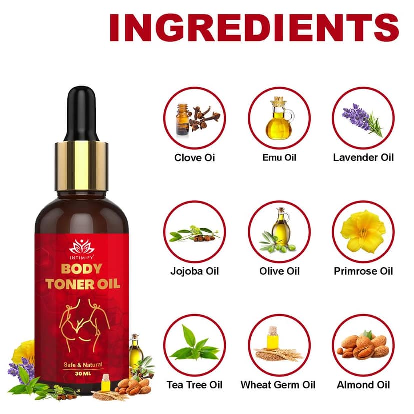 Intimify Breast Toner Oil, Breast Enlargement Oil, Breast Growth Oil, Breast Oil, Bosom Massage Oil, breast tightening view 4