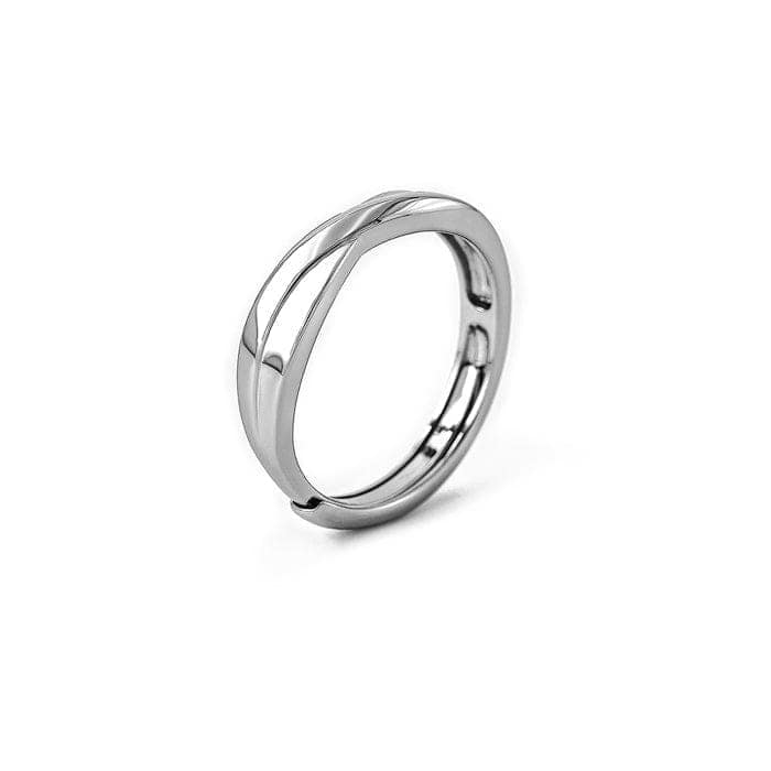Silver Love Adjustable Ring view 5