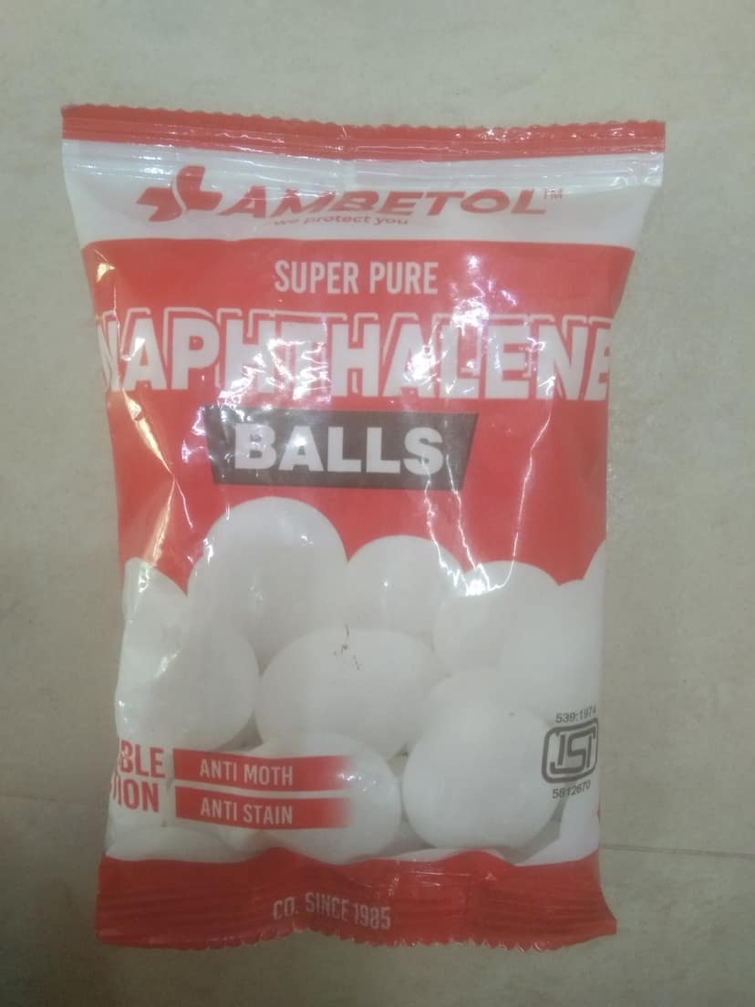 Ambetol Super pure Naphthalene Balls