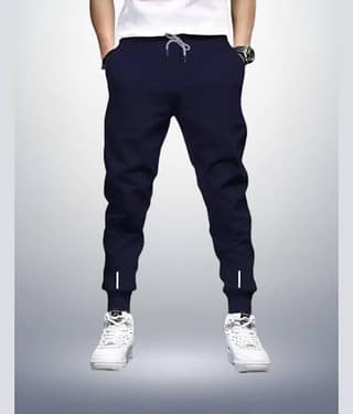 Reya Grey Cotton Blend Men's Joggers ( Pack of 1 )