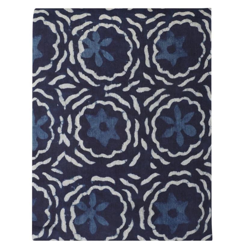 HANDLOOM CHANDERI 03 PCS DABU PRINTED SUIT (SKU - 1RDS01270221 Suit 87) view 2