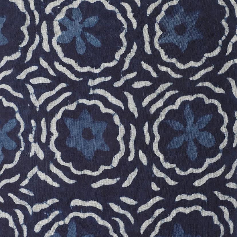 HANDLOOM CHANDERI 03 PCS DABU PRINTED SUIT (SKU - 1RDS01270221 Suit 87) view 4