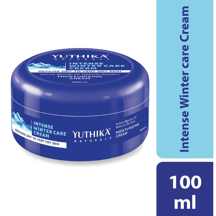 Yuthika Intense Winter Care Cream 100ml, Non Greasy Daily Moisturizing Cream for Dry to Very Dry Skin, Face Moisturizer view 3