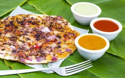 Veg rava masala dosa