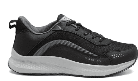 BOSS-01 Black Dgrey Running Shoes view 2