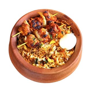 Chicken Tikka Biryani Half