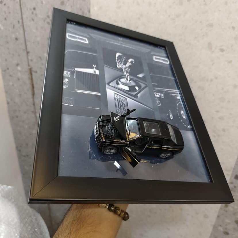 Rolls-Royce Black! Die Cast Frame view 4