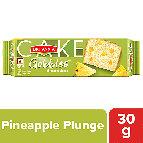 Britannia Gobbles Cake - Pineapple, 30 g