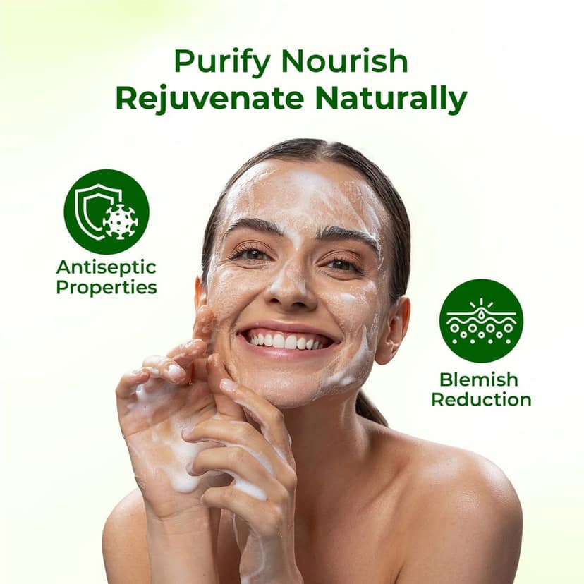 Elois Neem and Turmeric Facewash l Sun-Lightening l Cooling Effect l Acne and Blemishes Solution l Paraben Free l For All Skin Types l 100g view 5
