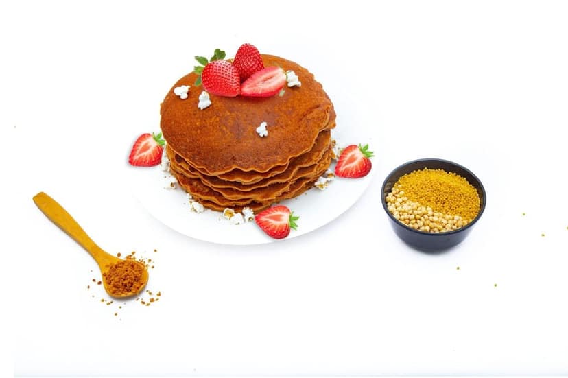 Trumillets 150gm Strawberry Millet Pancake | Instant Breakfast Mix | 100% Vegetarian Eggless Healthy Breakfast for Kids & Adults | No Added Maida | No Refined Sugar |Gluten Free view 5