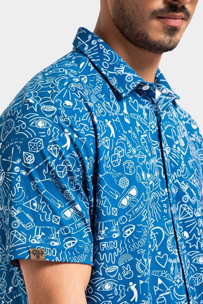 AH Pro Cool Blue X-Men Shirt view 3