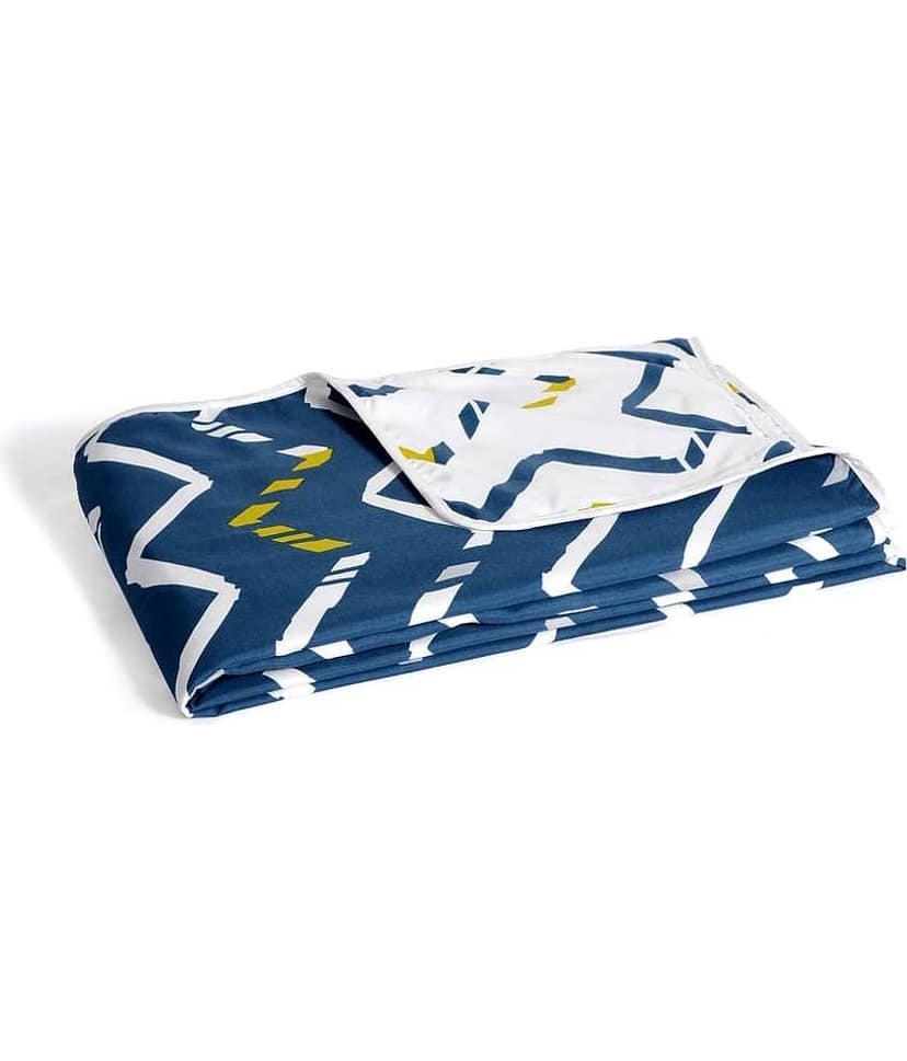 DIVINE CASA Double Polyester Blue Abstract Dohar view 2