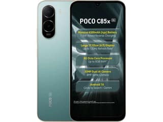 Poco C85X 5G Smartphone, 4GB RAM, 64GB Storage - Emerald Green