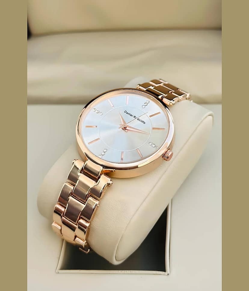 Trex Rose Gold Stainless Steel Analog Womens Watch view 2