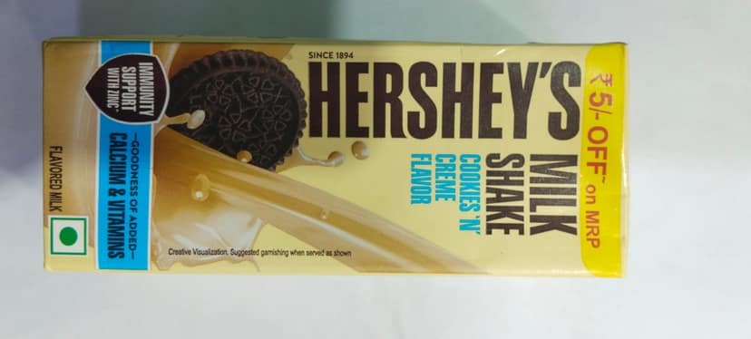 Hershey's Milk Shake Cookies 'n Creme Flavor