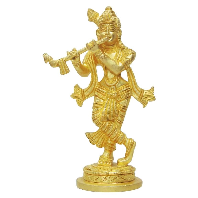 Brass Krishna Super Fine Finish Idol (BSMAS882 A) view 2