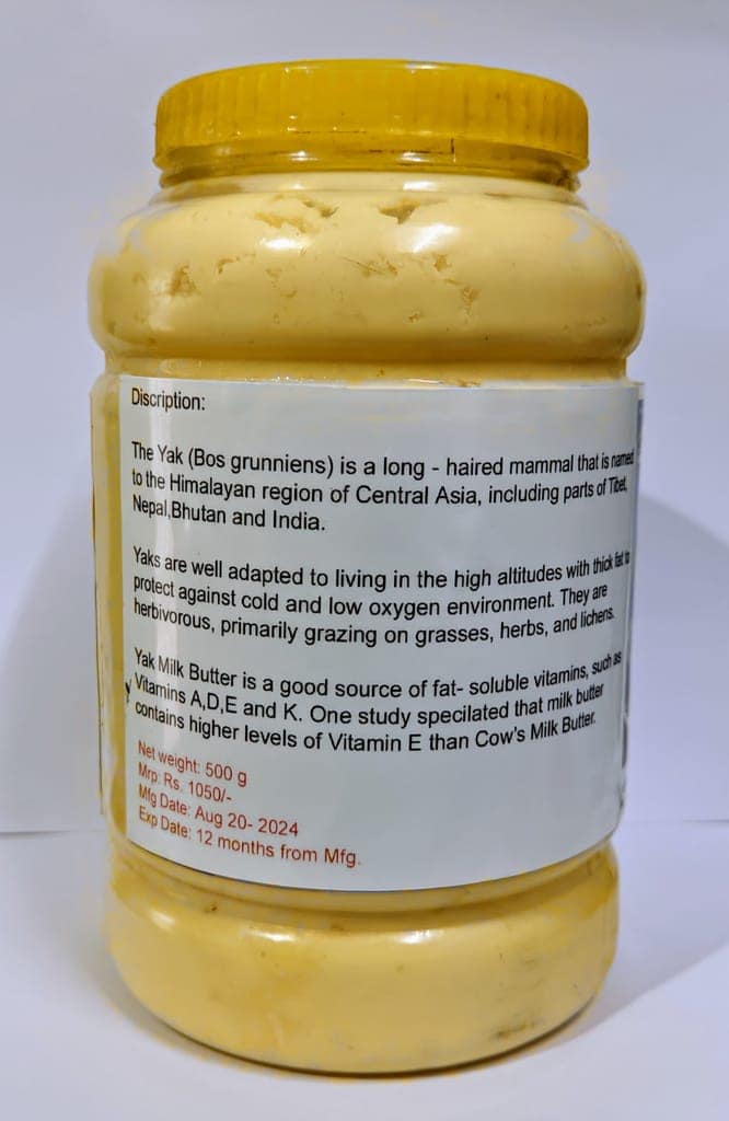 Himalayan Yak Butter (Ghee) - Pure and Natural from the Himalayan Range of Sandakpur view 3