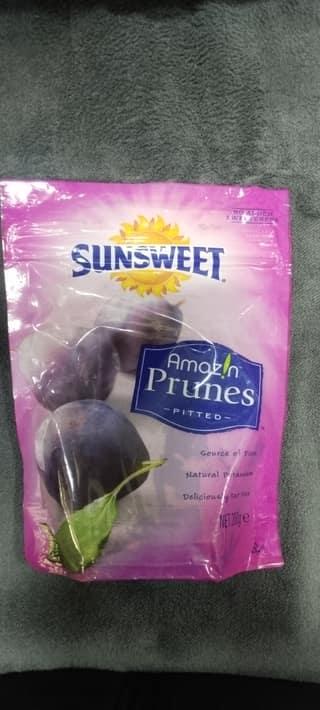 Sunsweet Amazin Prunes -pitted- Source of fire Natural petan Delicious fat ad